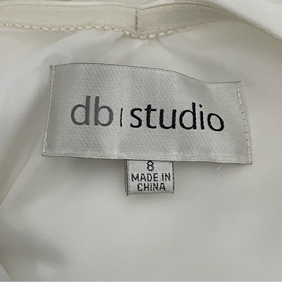 David’s Bridal Studio Floral One-Shoulder Ethereal Bridal Gown Dress Women 8 - Picture 8 of 10